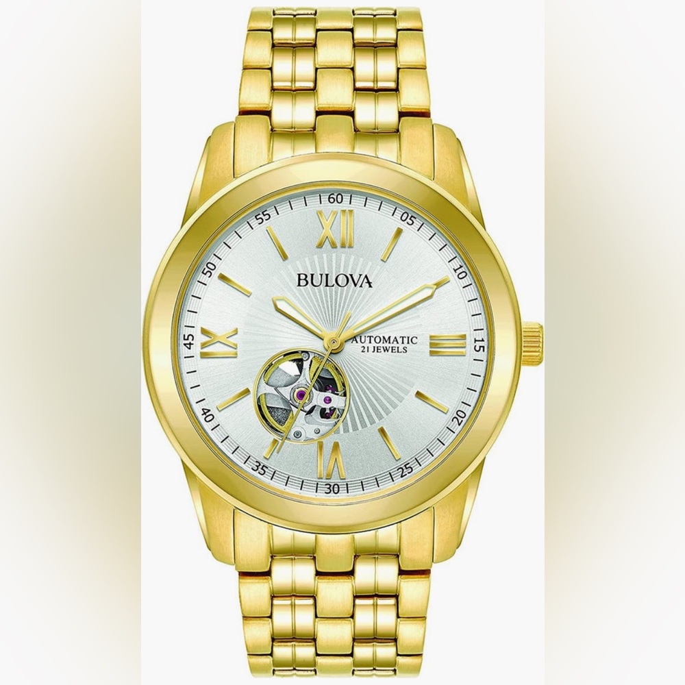 Bulova Men’s Automatic Stainless Steel Bracelet Watch